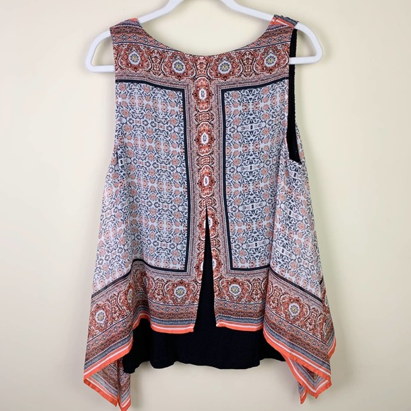 AB Studio Sleeveless Dressy Blouse Large - Picture 2 of 8